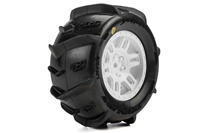 Stay on Top for the Pro-Line Dumont Paddle Tires & White Split Six Wheels for ARRMA MINI KRATON