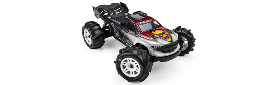Built for the Deep Stuff for the Pro-Line Dumont Paddle Tires & White Split Six Wheels for ARRMA MINI KRATON