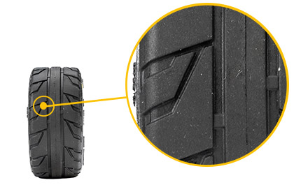 Debris-Channeling Performance for the Pro-Line 1/16 Vector Front/Rear Tires MTD 12mm Black Split Six