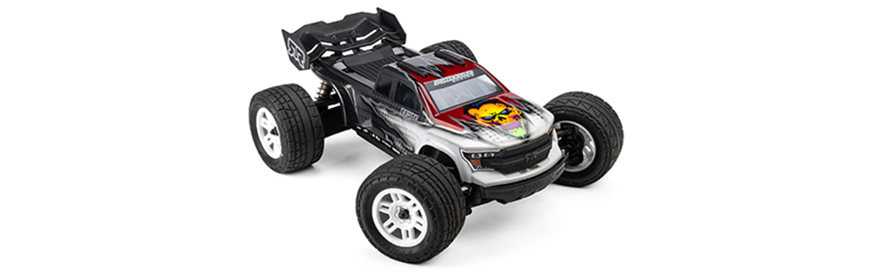 Race-Inspired Wheel Design for the Pro-Line Menace Street Tires & White Split Six Wheels for ARRMA MINI KRATON