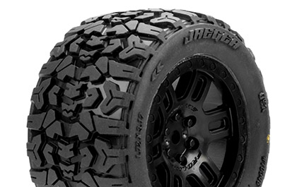 Real Monster Truck Bite for the Pro-Line Jaeger Front/Rear MT Tires MTD 12mm Black Split Six