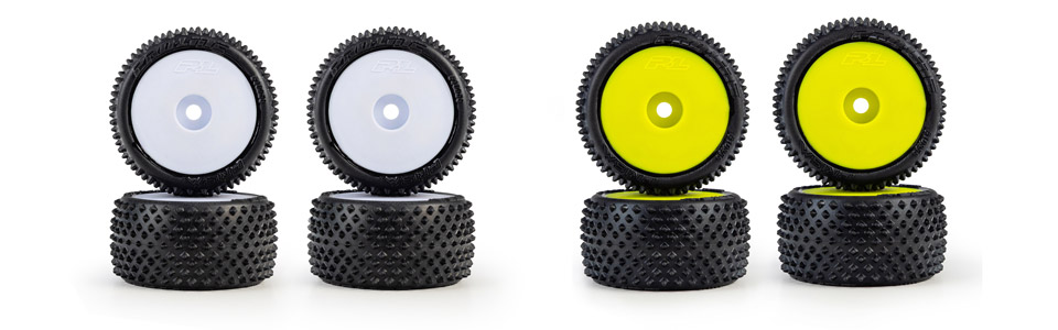 Choose Your Race Style for the Pro-Line 1/28 Prism Front/Rear Carpet Tires
