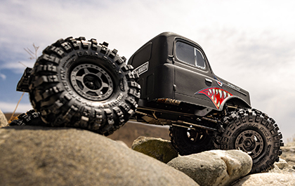 Built for Real RC Action for the Comp Wagon Cab-Only Matte Black Body