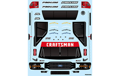 True Licensed Scale Accuracy for the Pro-line Racing 1/12 Pre-Painted Layne Riggs #34 Love's RC Body