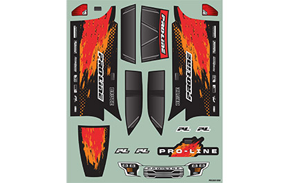 Easy Custom Finishing for the Pro-Line 1/16 Pre-Cut Truck Body Tough Color Black
