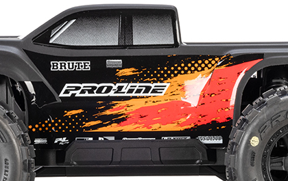 Proven Pro-Line Styling for the Brute Truck Matte Black Body: Traxxas Mini Maxx