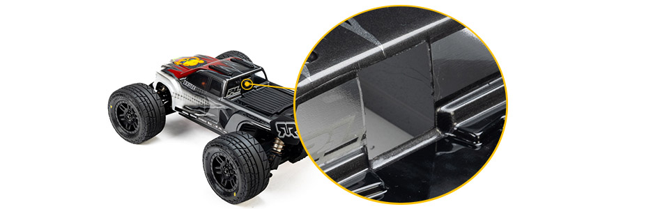 Iconic Brute Styling for the Pro-Line Pre-Cut Brute Black Body