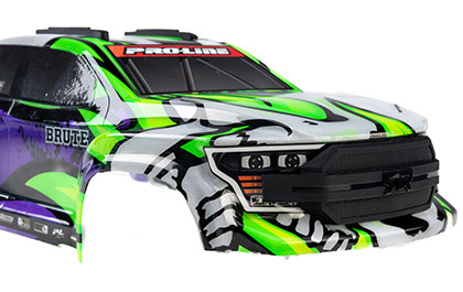 Limited Edition Collectability for the Pro-Line 1/16 Limited Edition Pre-Cut/Pre-Painted Brute Body Ghostfire with Clipless System