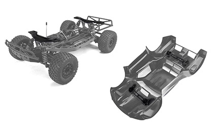 Precision Fit. Zero Guesswork. for the Pro-Line Pre-Cut Pulse Clear Body