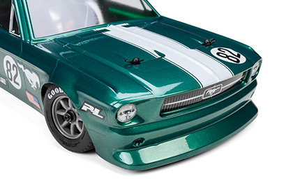 Legendary Muscle Car Styling for the Pro-Line 1/12 Pre-Cut 1968 Ford Mustang Clear VTA Body: Losi NASCAR® Race Car