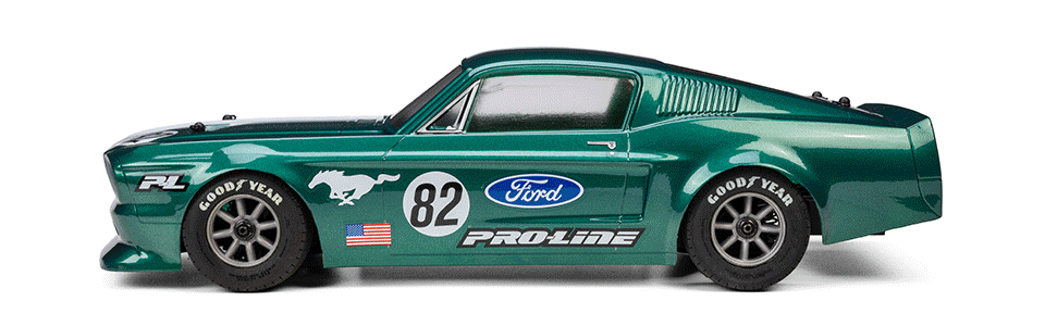 Expand Your NASCAR Collection for the Pro-Line 1/12 Pre-Cut 1968 Ford Mustang Clear VTA Body: Losi NASCAR® Race Car