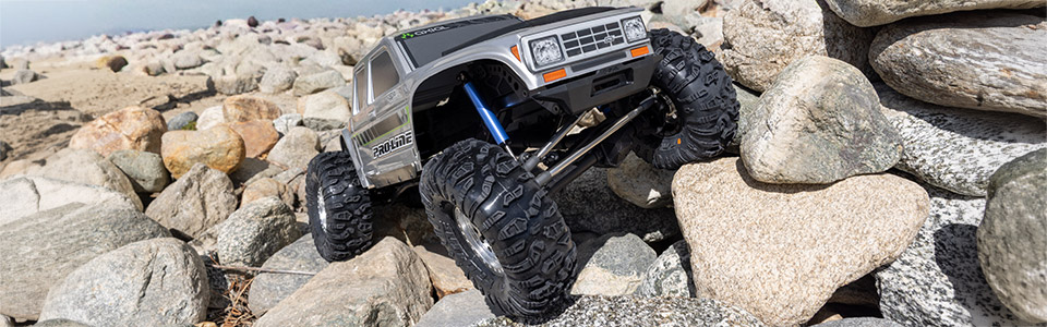 Internally Sprung, Low-Profile Design for the Pro Line Pro-Comp Front/Rear RC Scaler Shocks