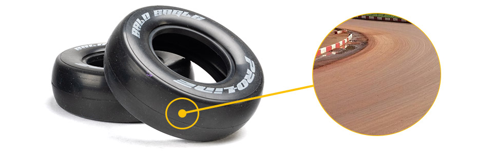 Race-Tuned MC Clay Compound for the Pro-Line Bald Eagle M3 1.7 Inch/2.2 Inch Dirt Oval Tires