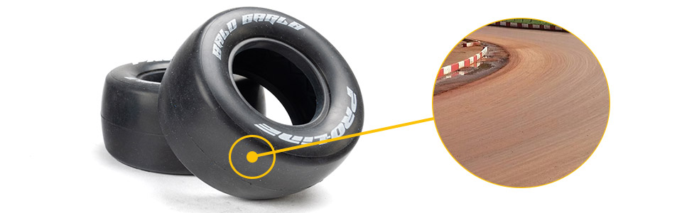 Race-Tuned MC Clay Compound for the Pro-Line Bald Eagle MC 1.7 Inch/2.2 Inch Dirt Oval Tires