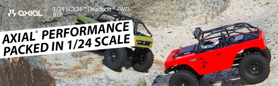 SCX24™ Deadbolt™ Escala 1/24 4WD RTR