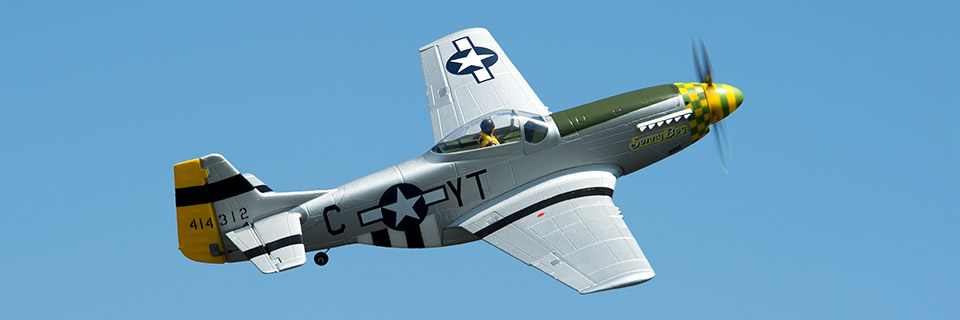 Force RC P-51D Mustang 1.1m PNP