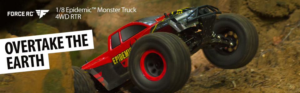 1/8-Scale Epidemic 4X4 Monster Truck RTR