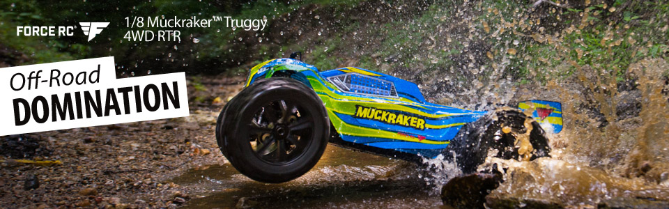 1/8-Scale Muckraker 4WD Truggy RTR