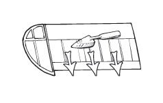 Hangar 9 Covering an Open-Structure Wing diagram