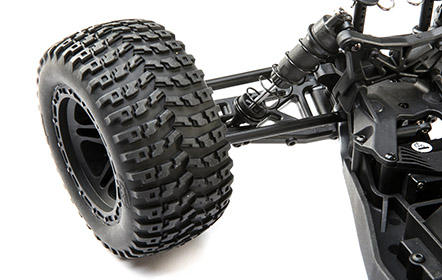 Off-Road Style Wheels And Directional Off-Road Tires
