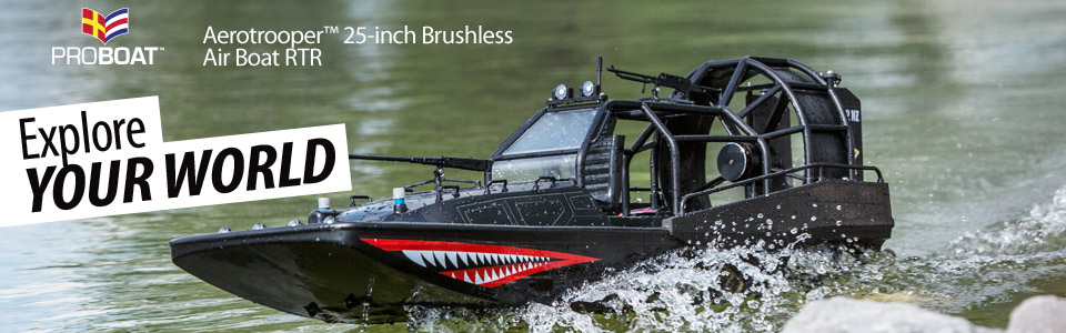 Pro Boat® Aerotrooper™ 25-Inch Brushless RTR Air Boat