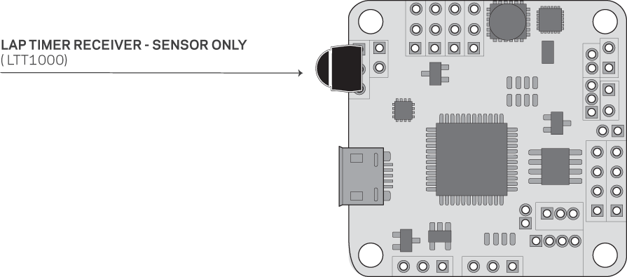 Laptimer Receiver - Sensor Only (LTT1000) 