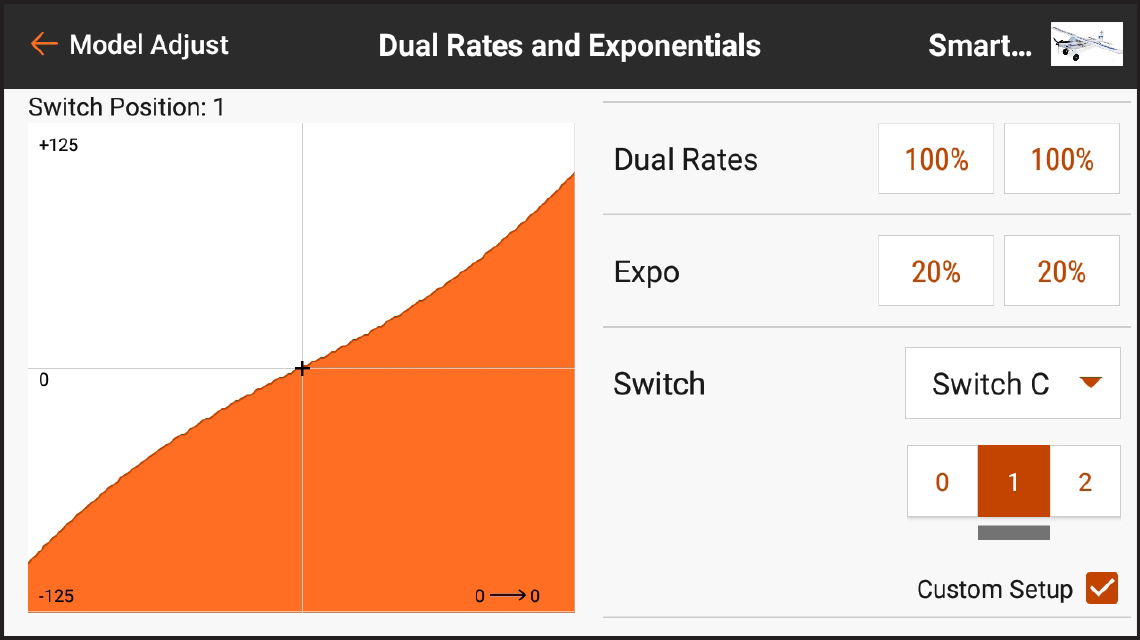 Aplicación táctil AirWare<sup></sup> Velocidades duales y exponenciales