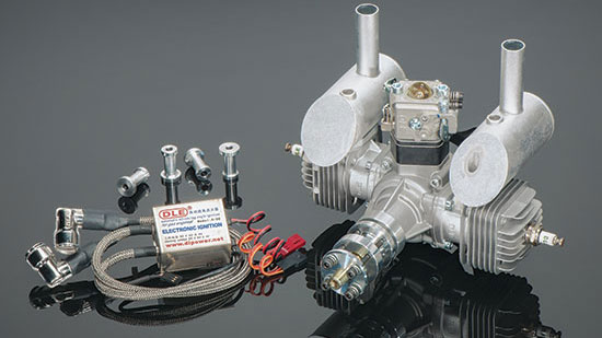 DLE Engines DLE-40cc Twin Gas - includes DLE Engines DLE-40cc Twin Gas - includes