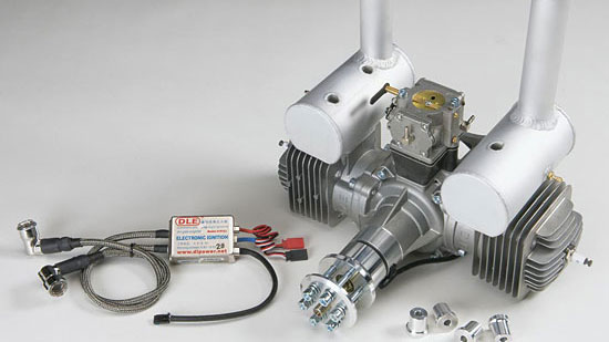 DLE Engines DLE-170cc Twin Gas Engine - Includes DLE Engines DLE-170cc Twin Gas Engine - Includes