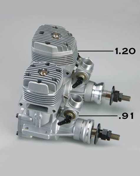 O.S. 120AX Ringed w/Muffler - 1.20 Size O.S. 120AX Ringed w/Muffler - 1.20 Size