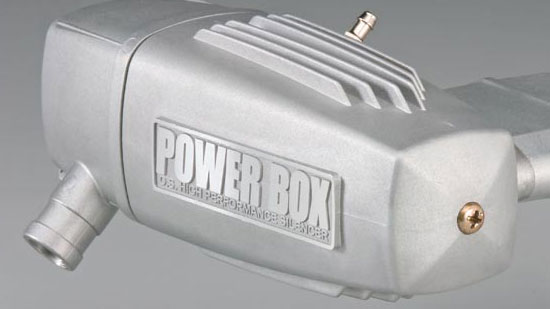 O.S. 120AX Ringed w/Muffler - Power Box O.S. 120AX Ringed w/Muffler - Power Box