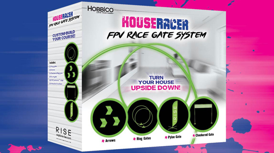 RISE Vusion House Racer FPV-Ready Indoor Drone
 - FPV Race Gate System