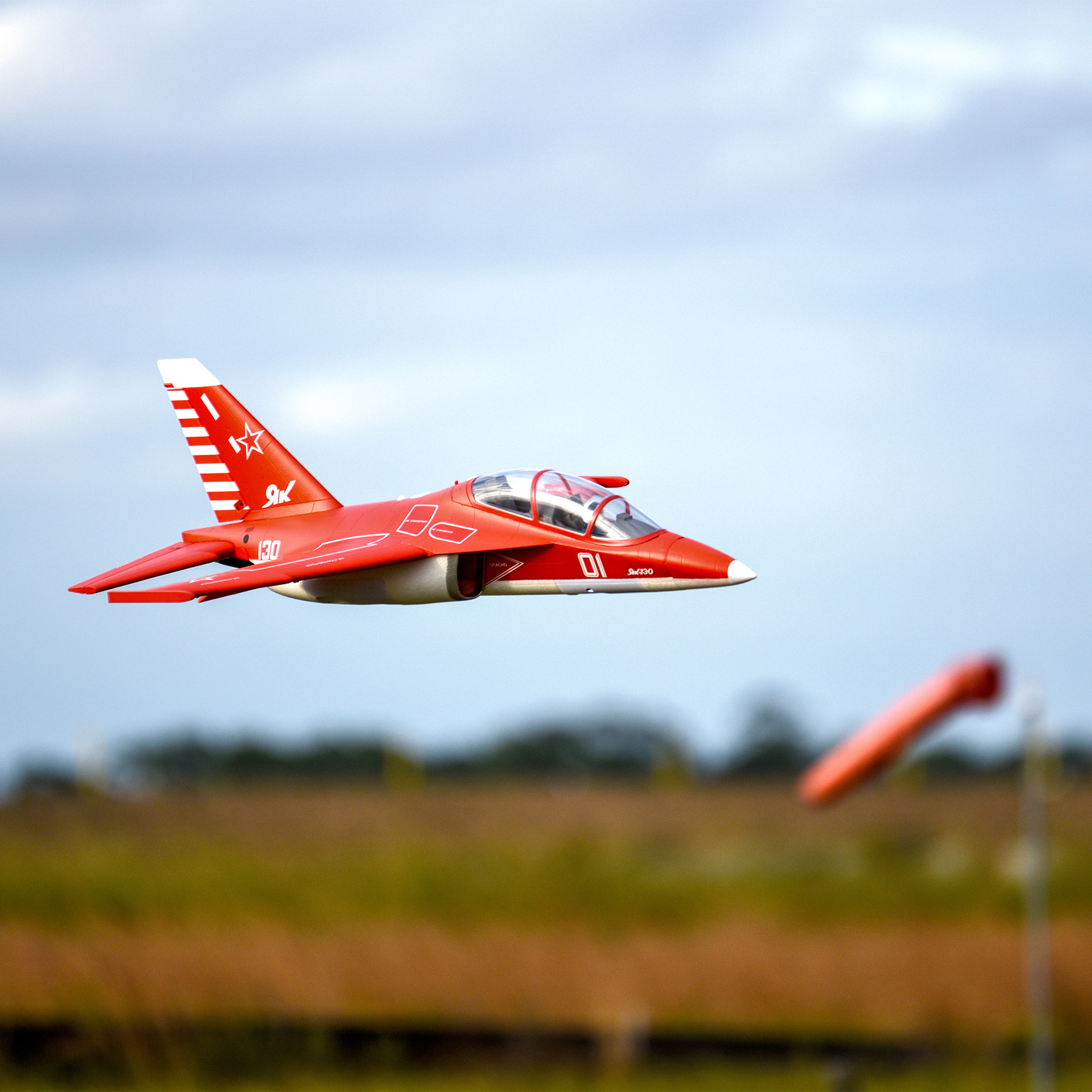 YAK-130 V2 70mm EDF Jet Red PNP