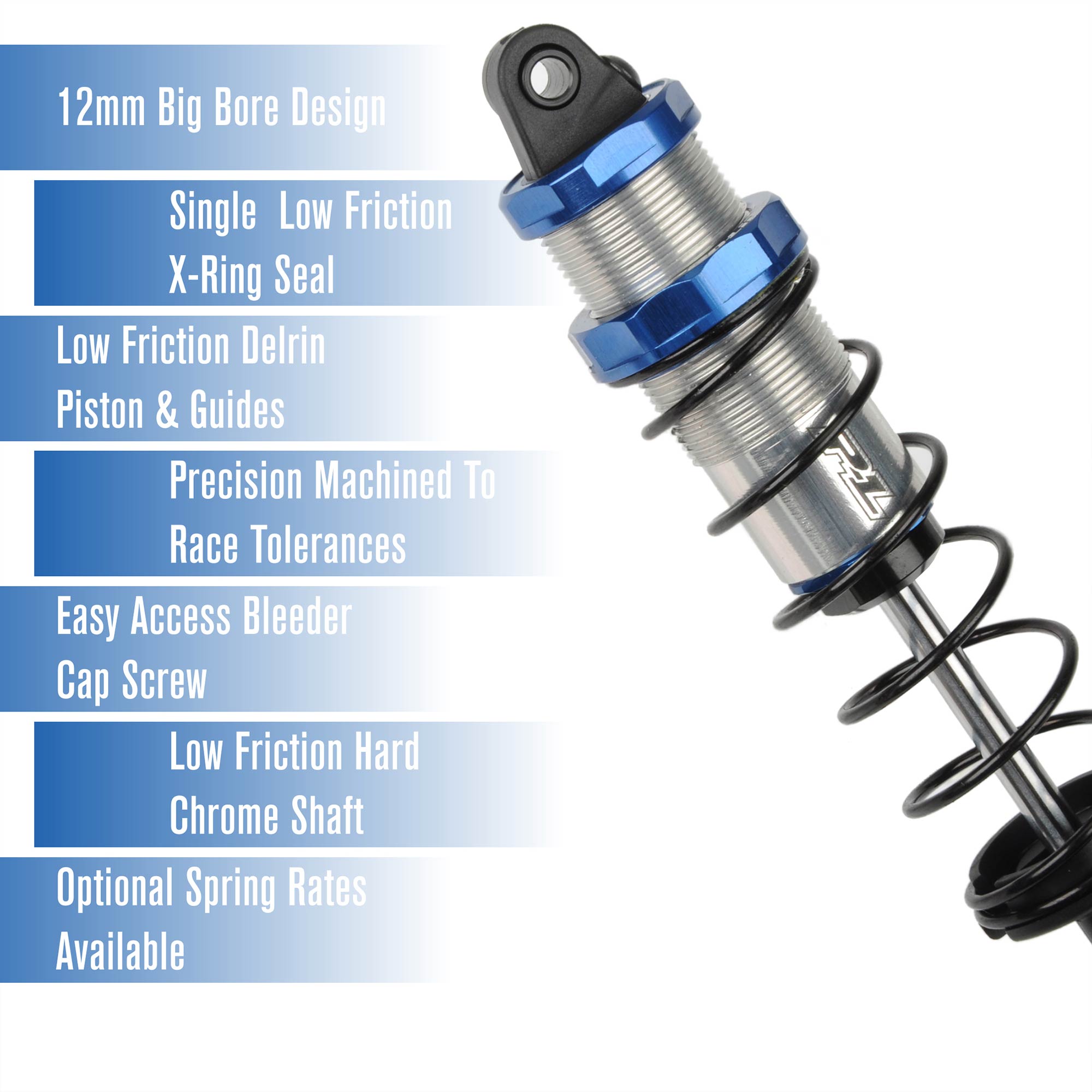 1/10 Pre-Assembled Pro-Spec Front Shocks: Short Course