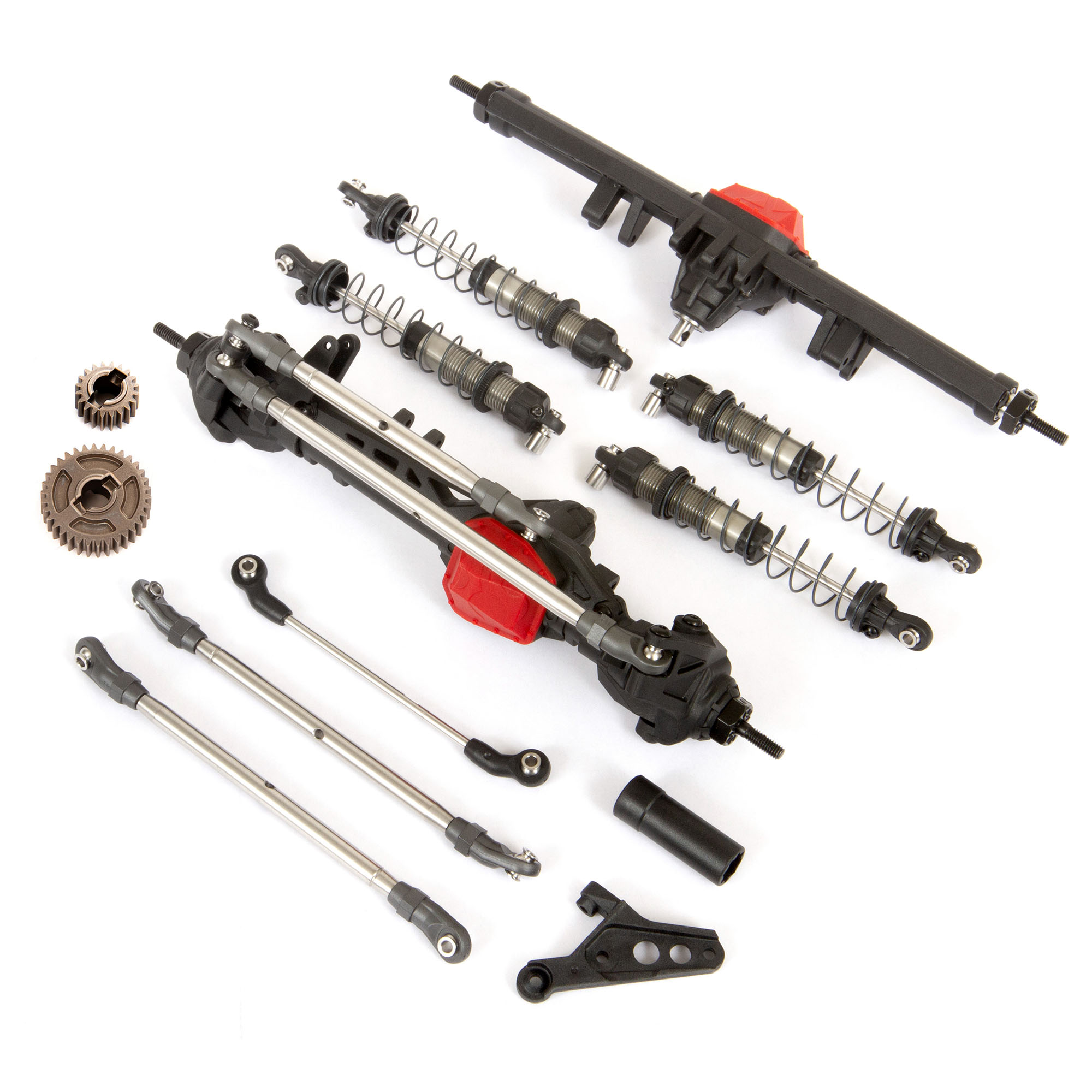 Details about   Heavy Duty Front Rear Alloy Assembled AR45 Portal Axles For 1/10 Axial SCX10-III