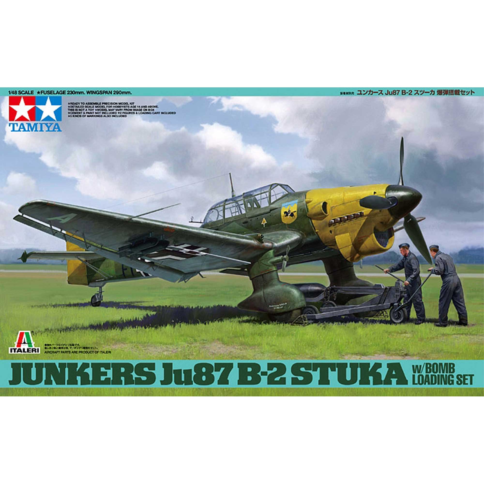1/48 Junkers JU87 B-2 Stuka with Bomb Loading Set