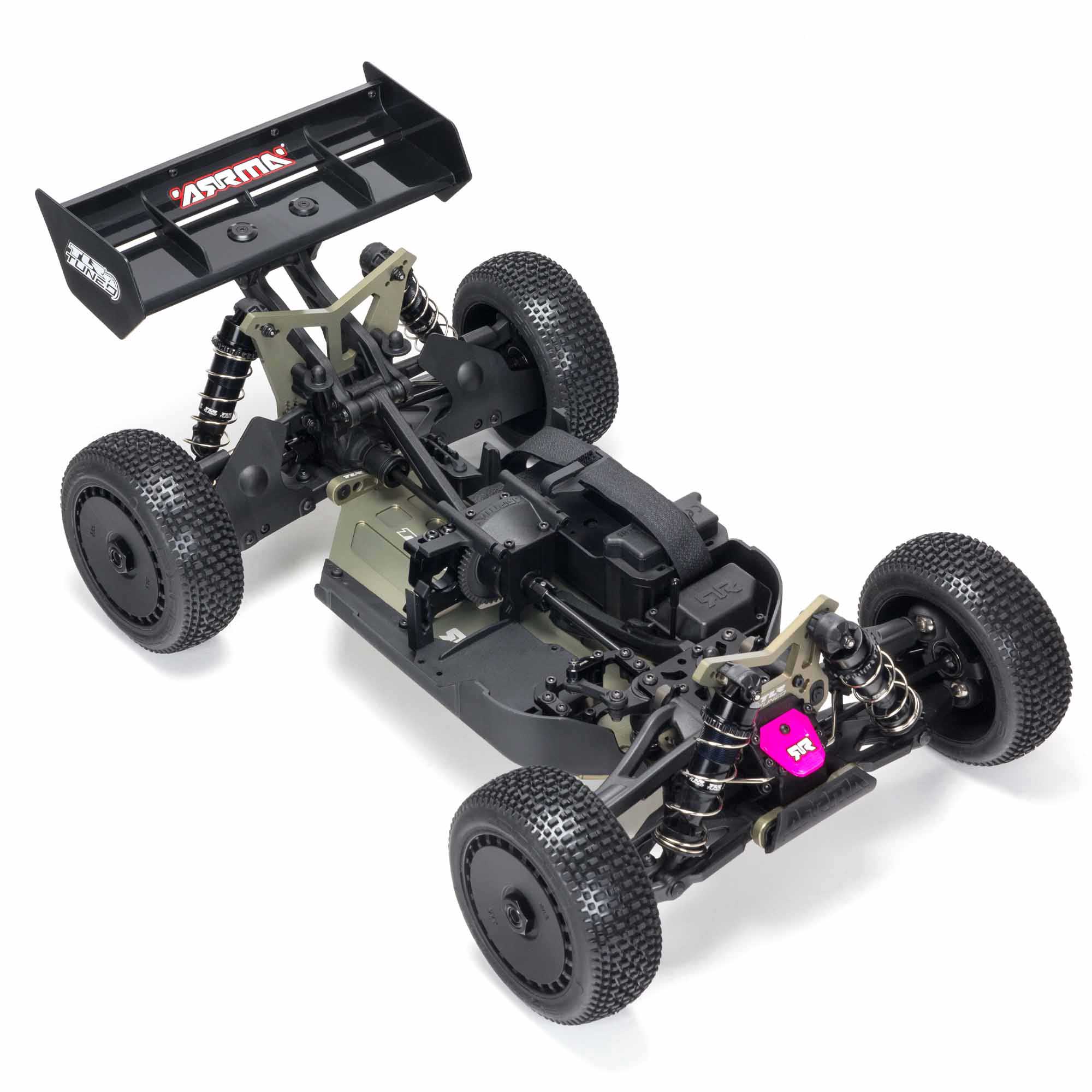 1/8 TLR Tuned TYPHON 4X4 Roller Buggy, Pink/Purple