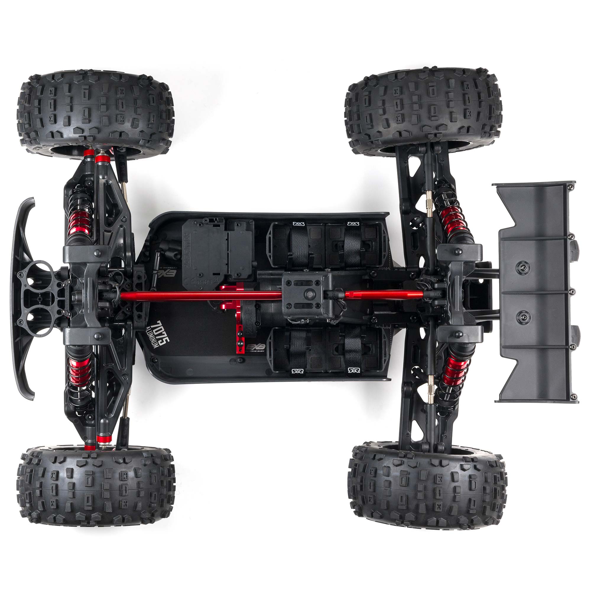 1/5 OUTCAST 4X4 EXtreme Bash Roller Stunt Truck, Black