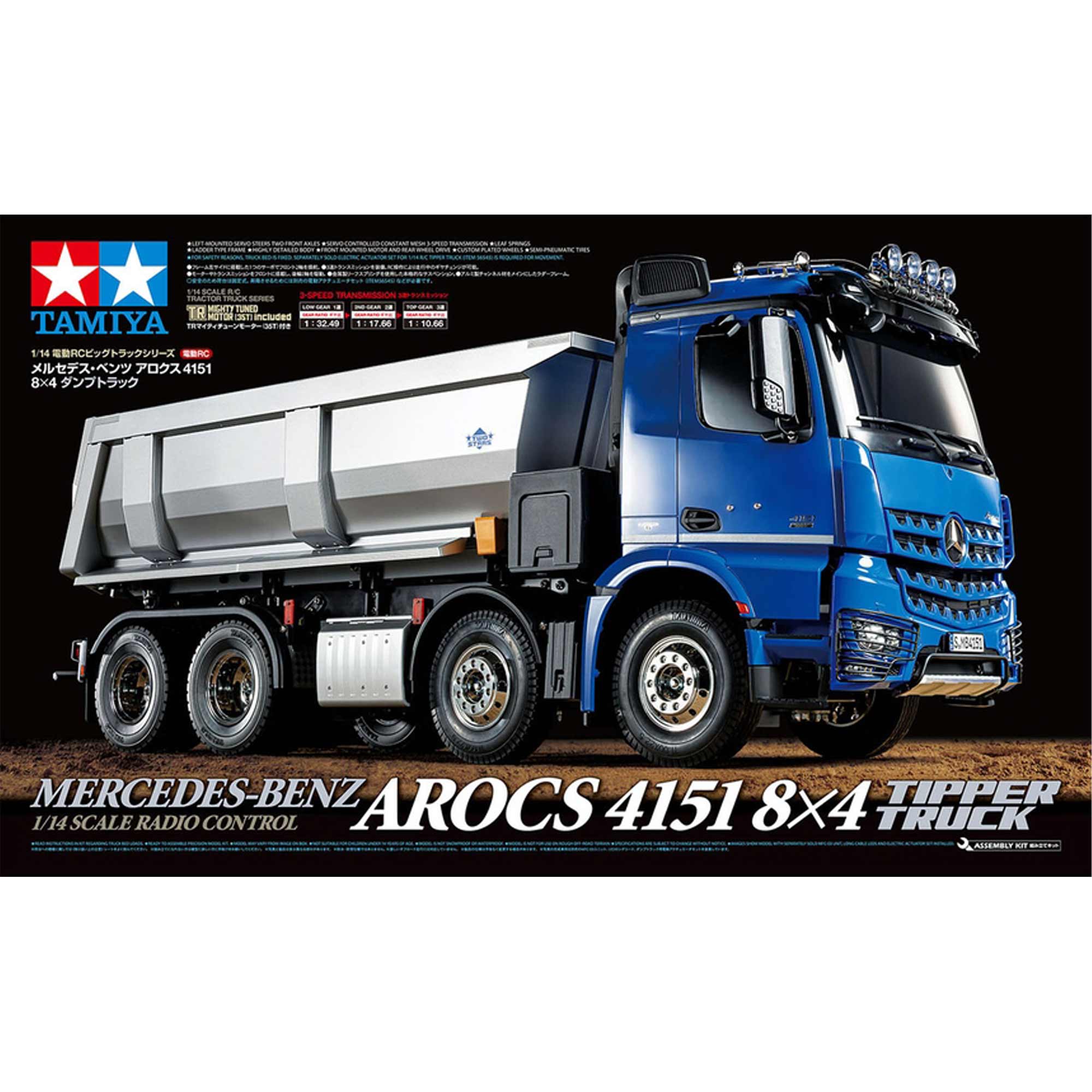 1/14 R/C Mercedes-Benz Arocs 4151 8X4WD Tipper Truck