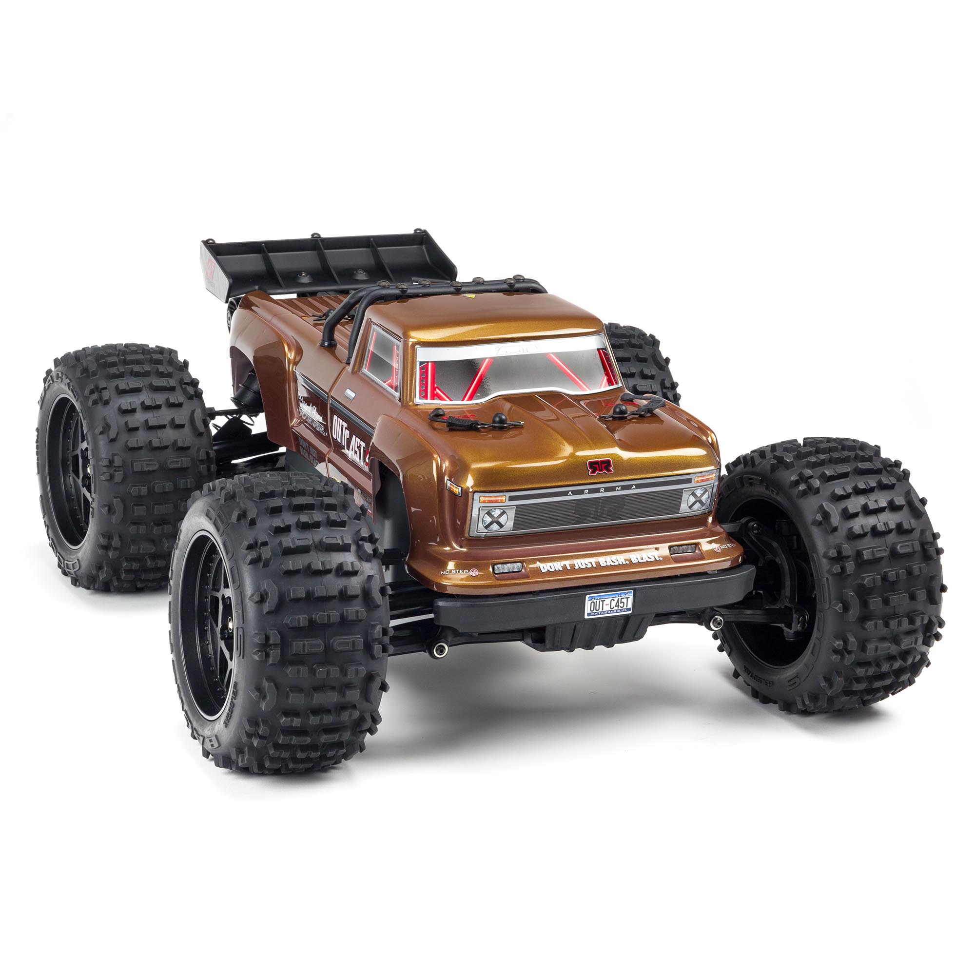 1/10 OUTCAST 4WD 4S BLX Brushless Stunt Truck with Spektrum RTR, Bronze