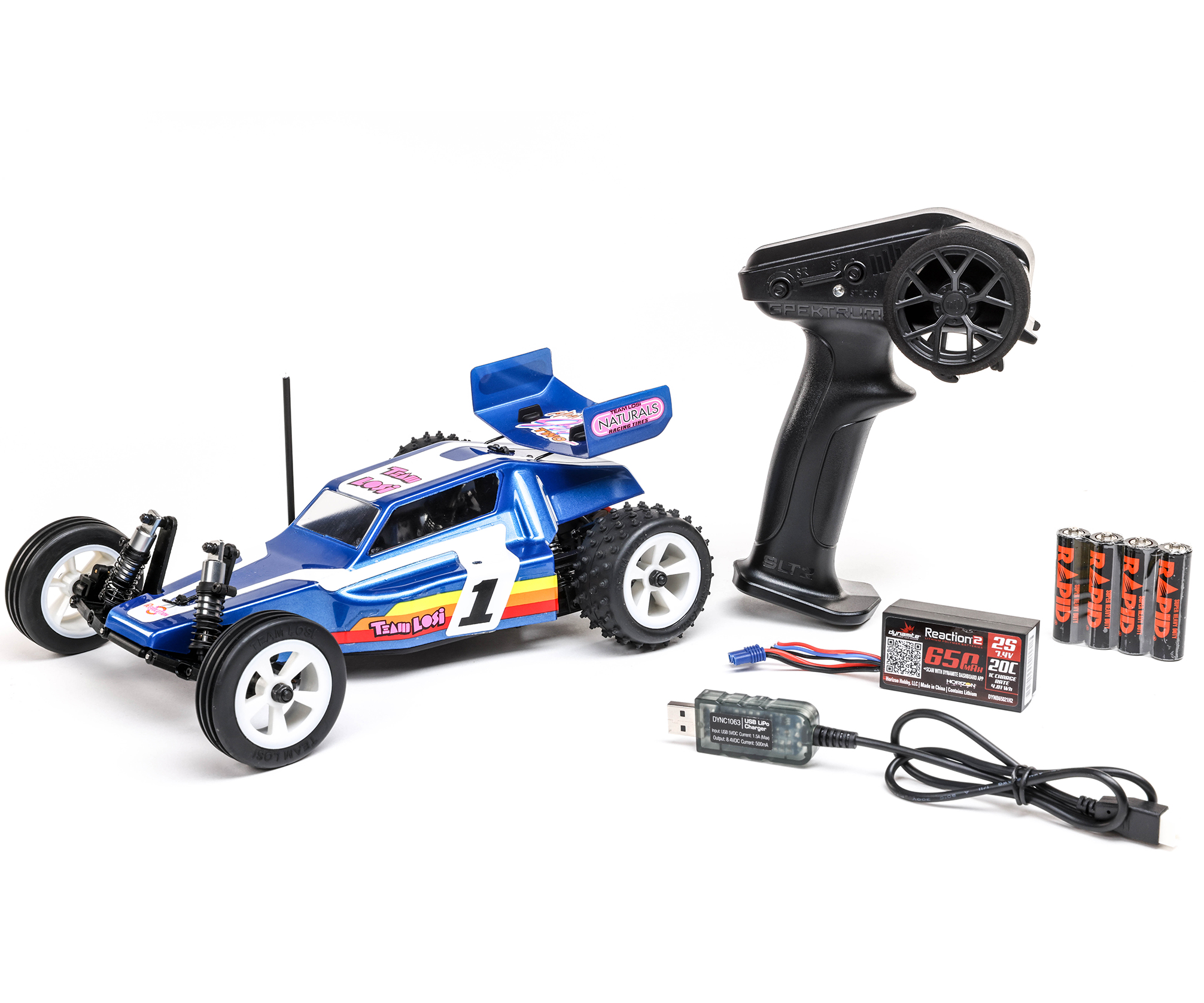 1/16 Mini JRX2 Brushed 2WD Buggy RTR, Rojo