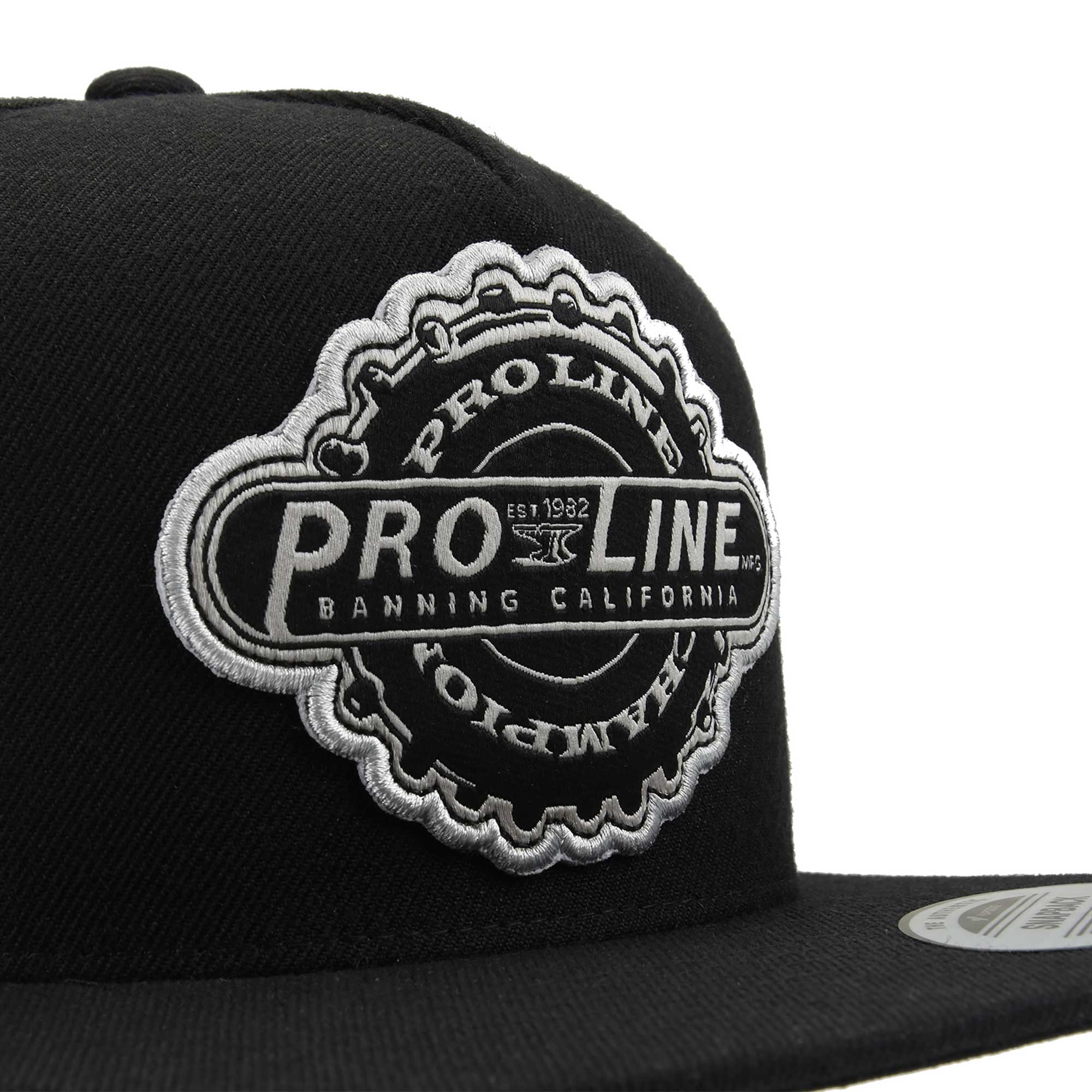 Pro-Line Manufactured Black Snapback Hat (One Size Fits Most)