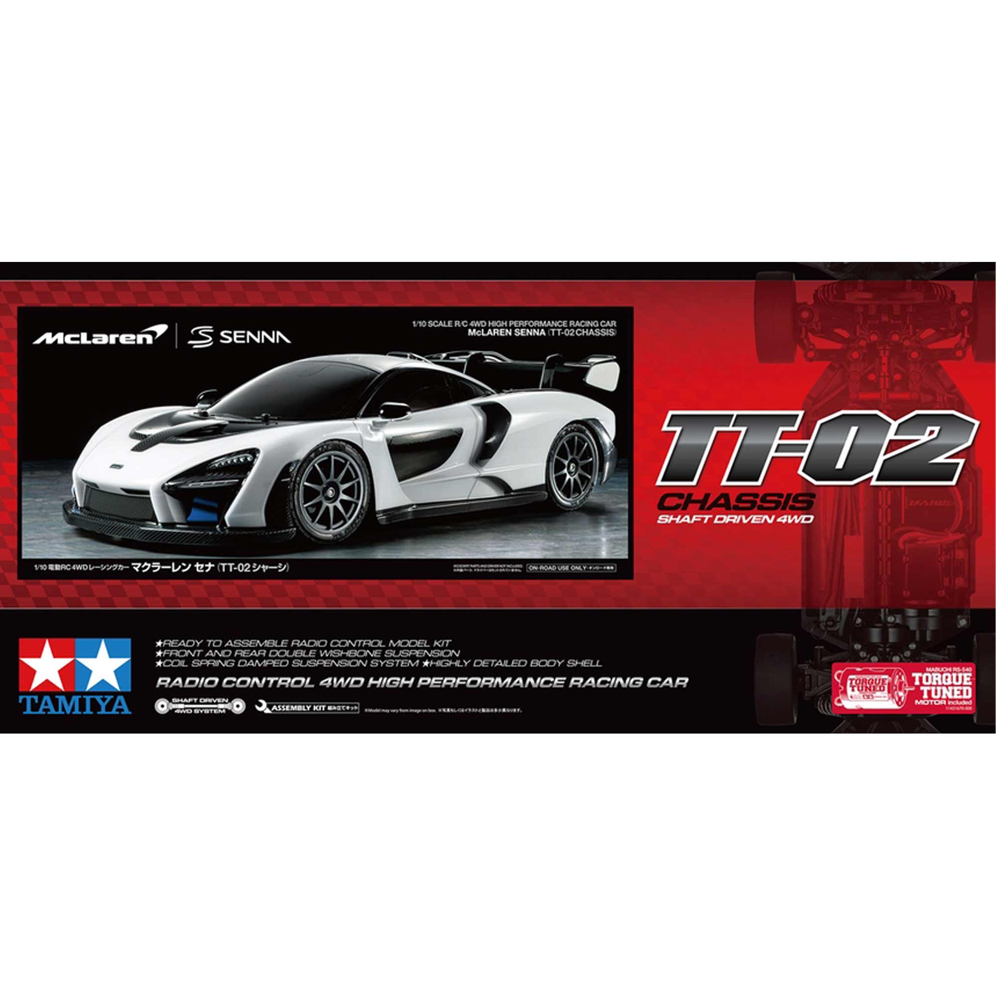 1/10 RC McLaren Senna TT-02 4x4 Touring Kit