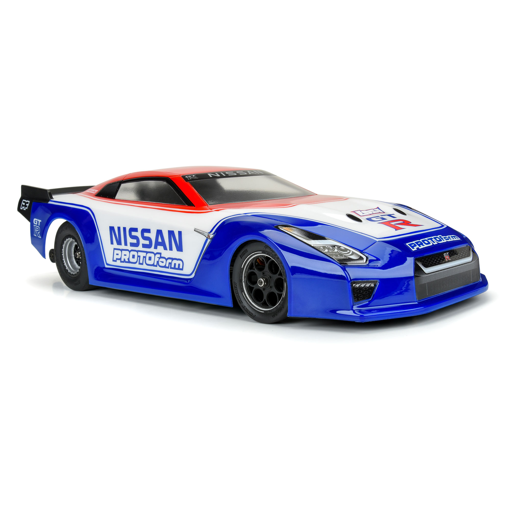 1/16 Nissan GT-R R35 Pro Mod Clear Body: Losi Mini Drag