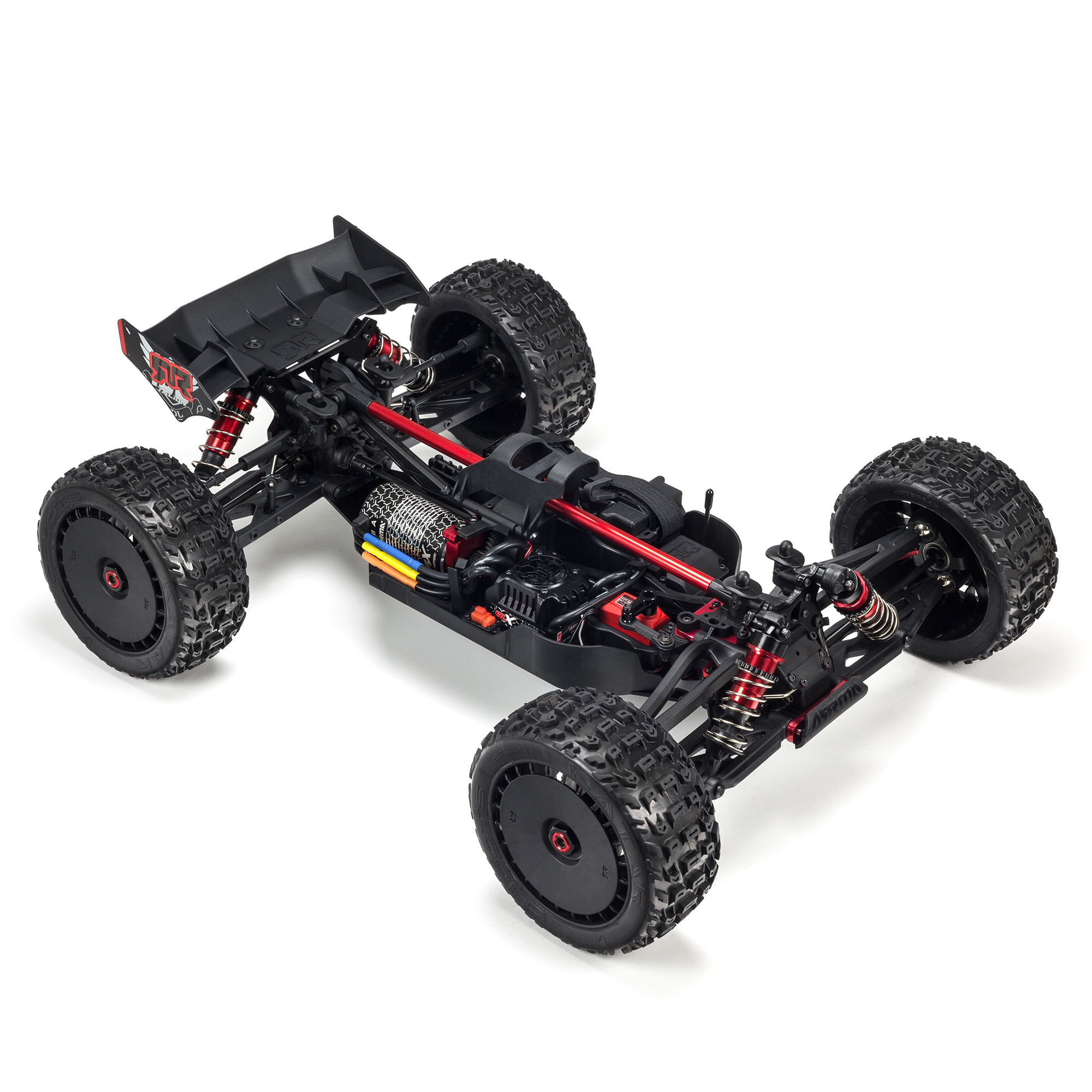 1/8 TALION 6S BLX 4WD Brushless Sport Performance Truggy with Spektrum RTR, Red/Black