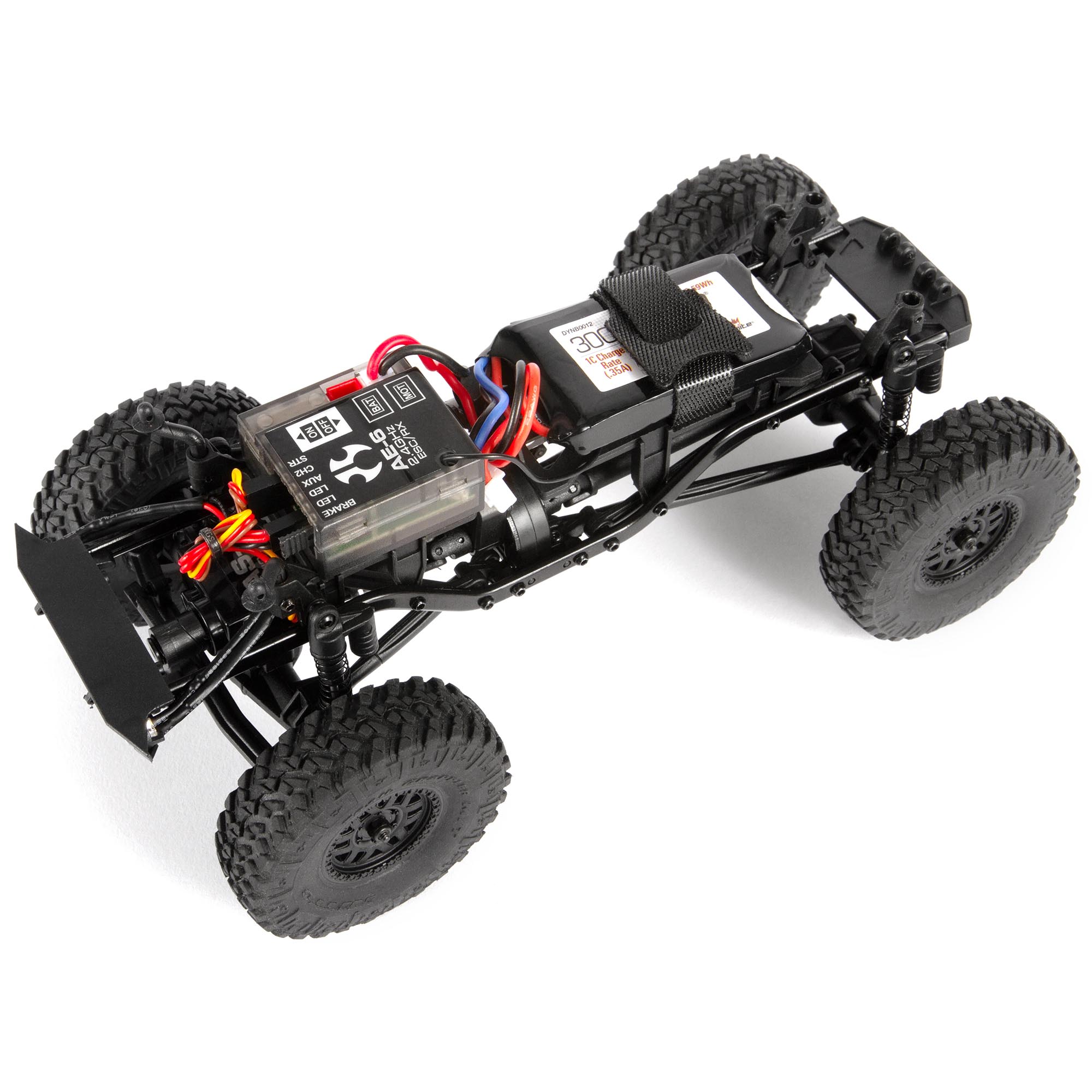 1/24 SCX24 Deadbolt 4WD Rock Crawler Brushed RTR, Red