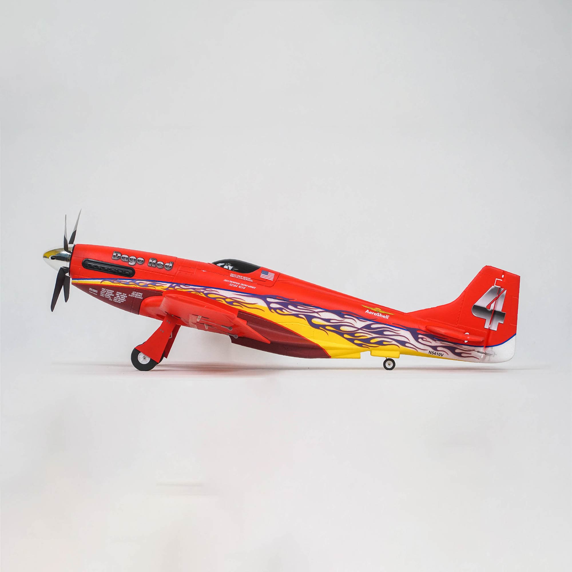 P-51D Mustang 1100mm PNP, Dago Red