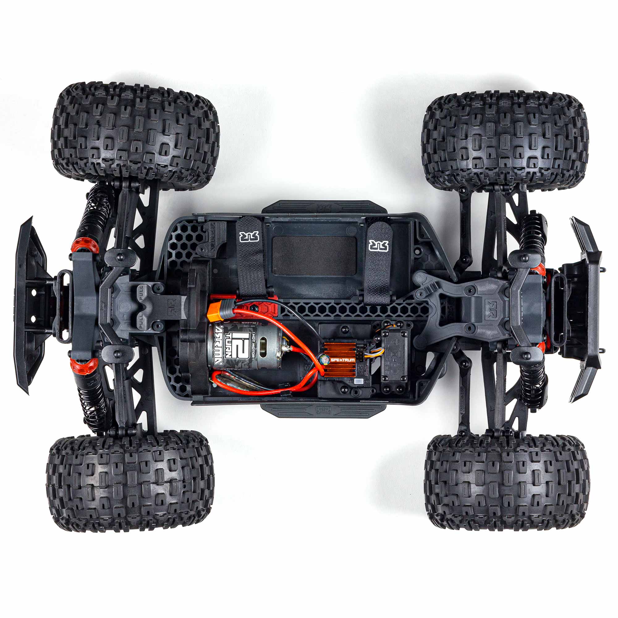 1/10 GRANITE 4X2 BOOST MEGA 550 Brushed Monster Truck RTR, Orange