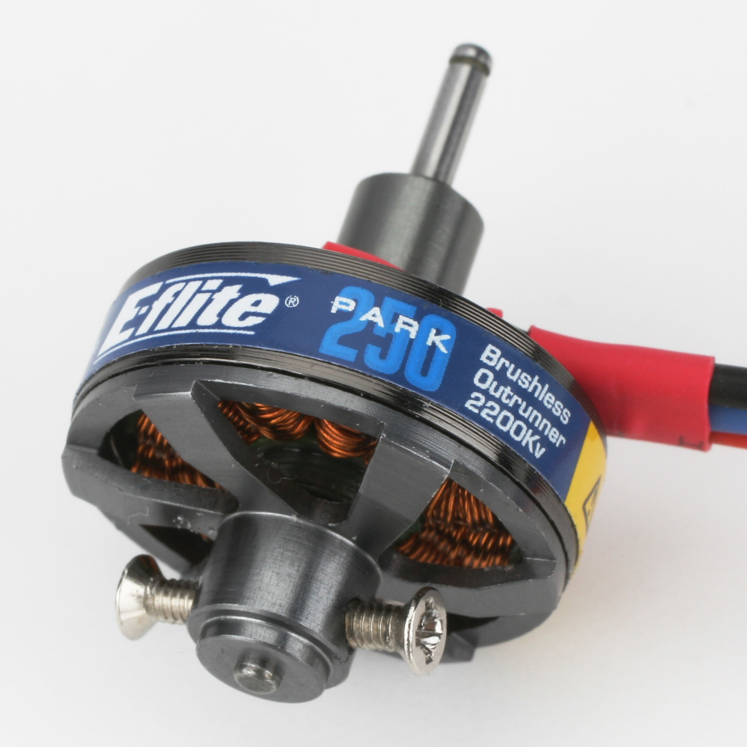 Park 250 Brushless Outrunner Motor, 2200Kv: 2mm Bullet