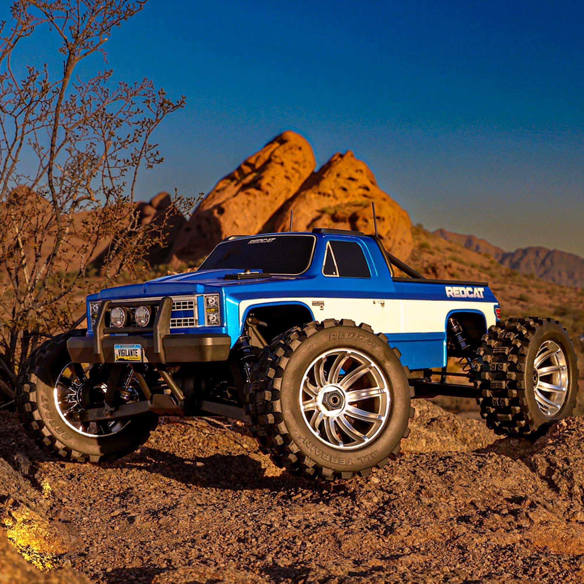 1/5 Vigilante 4x4 8S Brushless Electric Monster Truck RTR, Blue